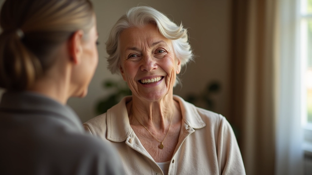 Two people having meaningful conversation in comfortable home setting, demonstrating respectful communication and active listening